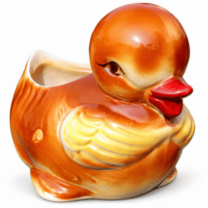 Brown Duck Ceramic Planter